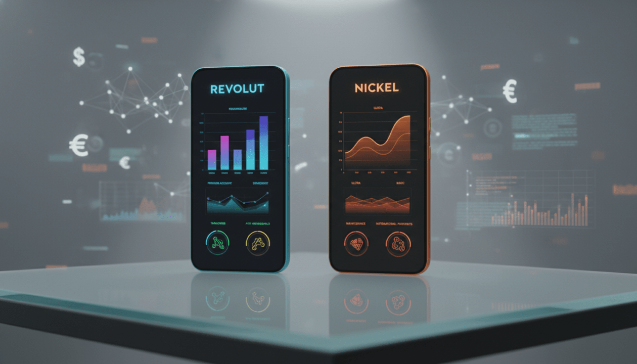 découvrez une comparaison complète des frais et services de revolut et nickel en 2026 pour choisir la meilleure option bancaire adaptée à vos besoins.